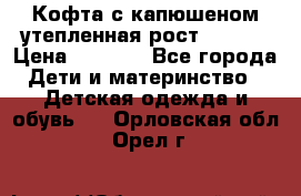 Кофта с капюшеном утепленная рост.86-94  › Цена ­ 1 000 - Все города Дети и материнство » Детская одежда и обувь   . Орловская обл.,Орел г.